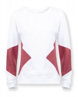 Sweater "Triangle" - weiss Sweater "Triangle" - weiss