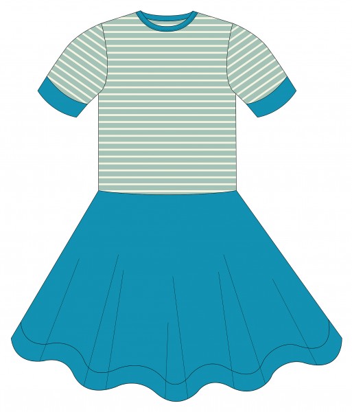 Kinder Kleid "Stella" - Kurzarm