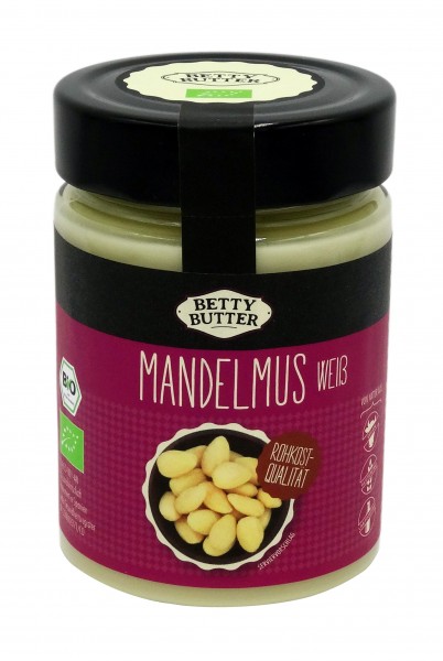 Bio Mandelmus weiß, Rohkost-Qualität, 330 g