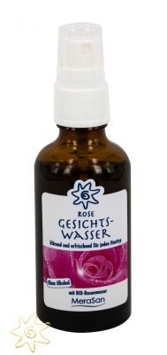 Gesichtswasser "Rose" mit Bio-Rosenwasser (50 ml)